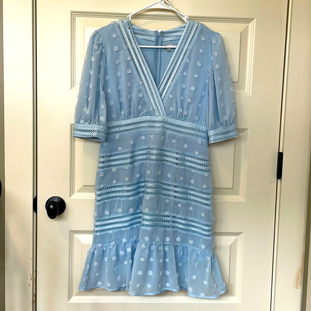 The Clothing Company sky blue dress